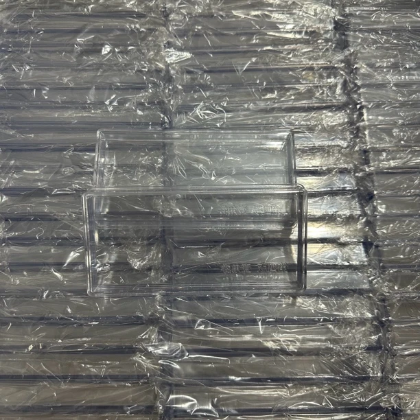 透明刀币收纳盒一角200张两盒双胞胎