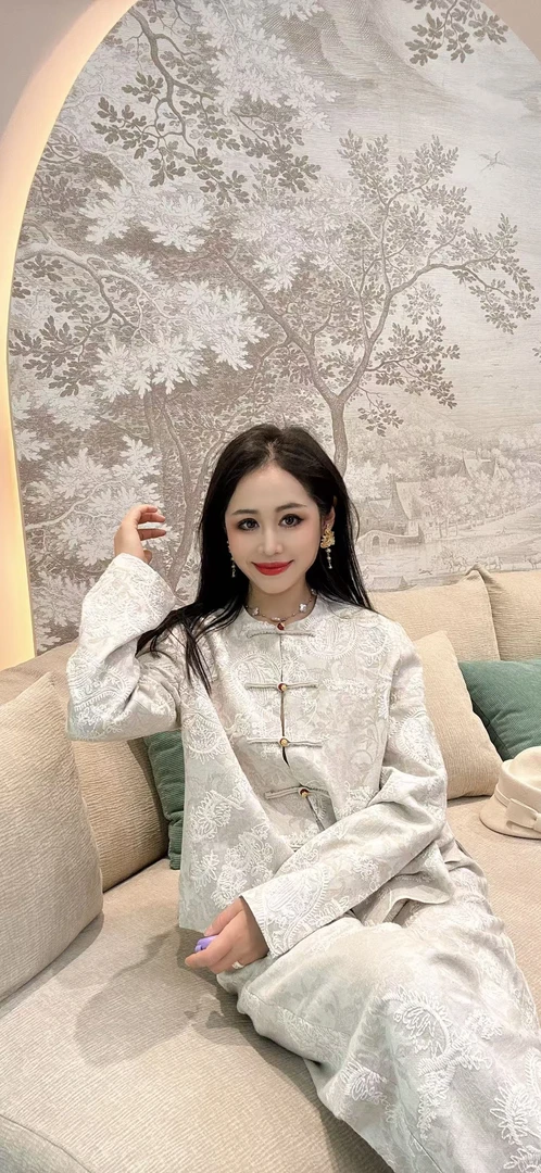 【禾禾家】“卿巧织物”国风气质时尚重磅麻衬衫外套 16681