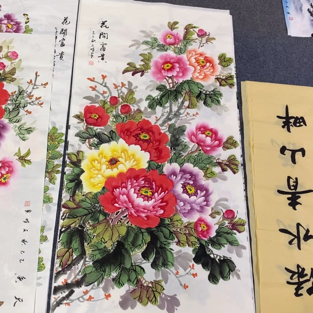 国画尺寸140✖️70四尺精品手绘画