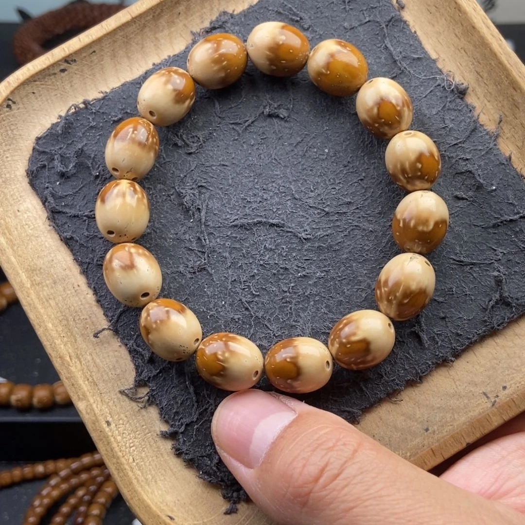 手串紫金鼠12mm天花板花皮