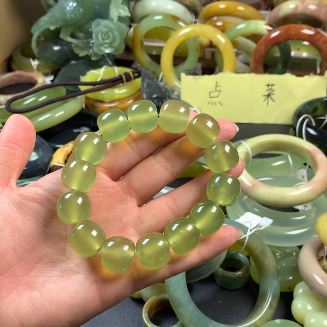 蛇纹石玉合金手镯