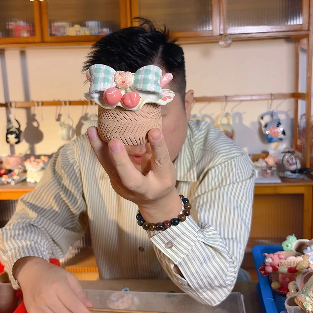 老梧家的手工多肉花盆