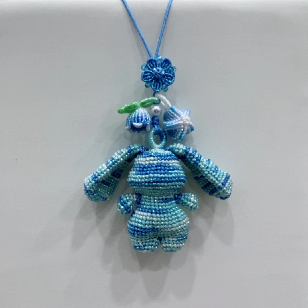 手机挂件手工编绳