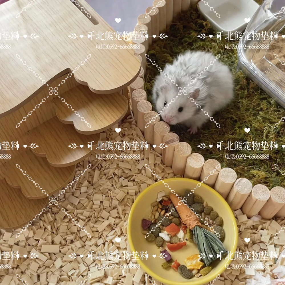 仓鼠木片垫料夏天除臭金丝熊花枝鼠笼造景用品