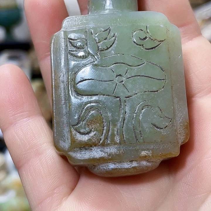 独山玉杂项合金山**逢