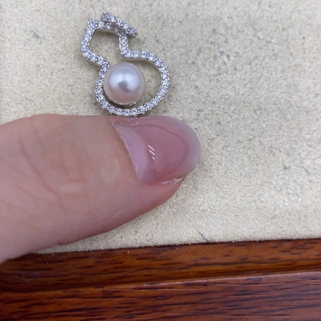 颈饰海水珍珠银S925镶嵌