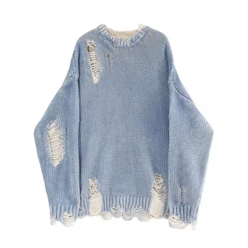 主播推荐~031-040毛衣气质百搭时尚针织圆领秋冬长袖显瘦宽松设计