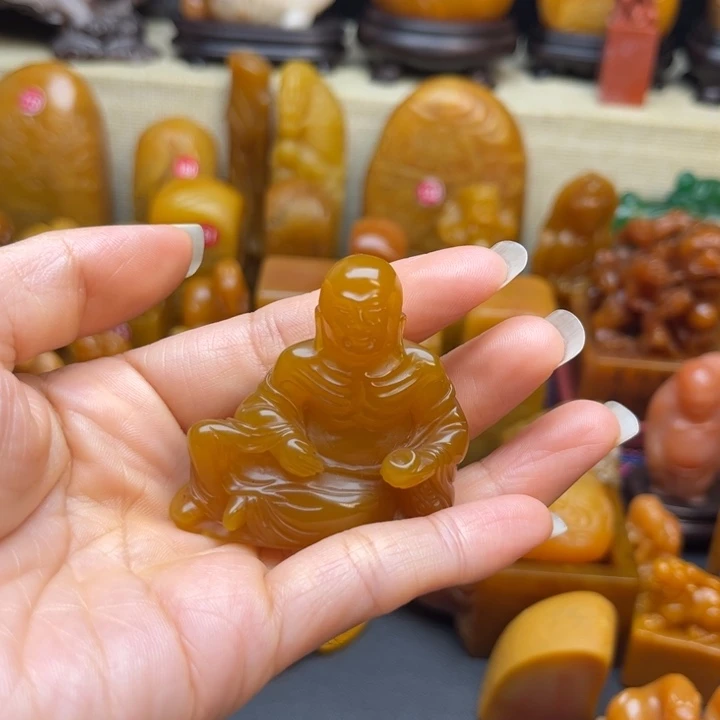 三***馆寿山石印石题材：工艺品