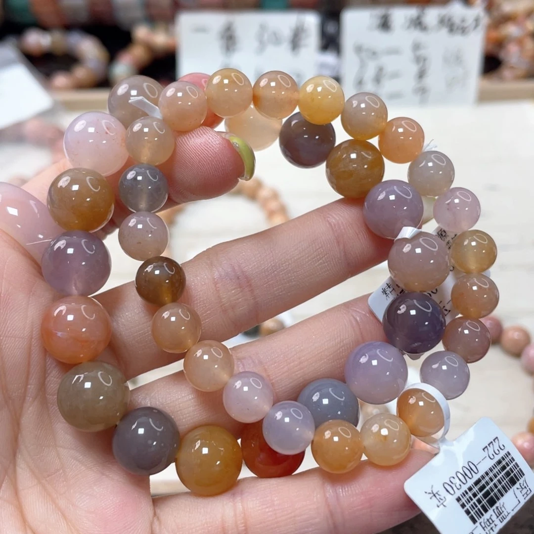 硅化珊瑚（珊瑚玉）手链未镶嵌青*341