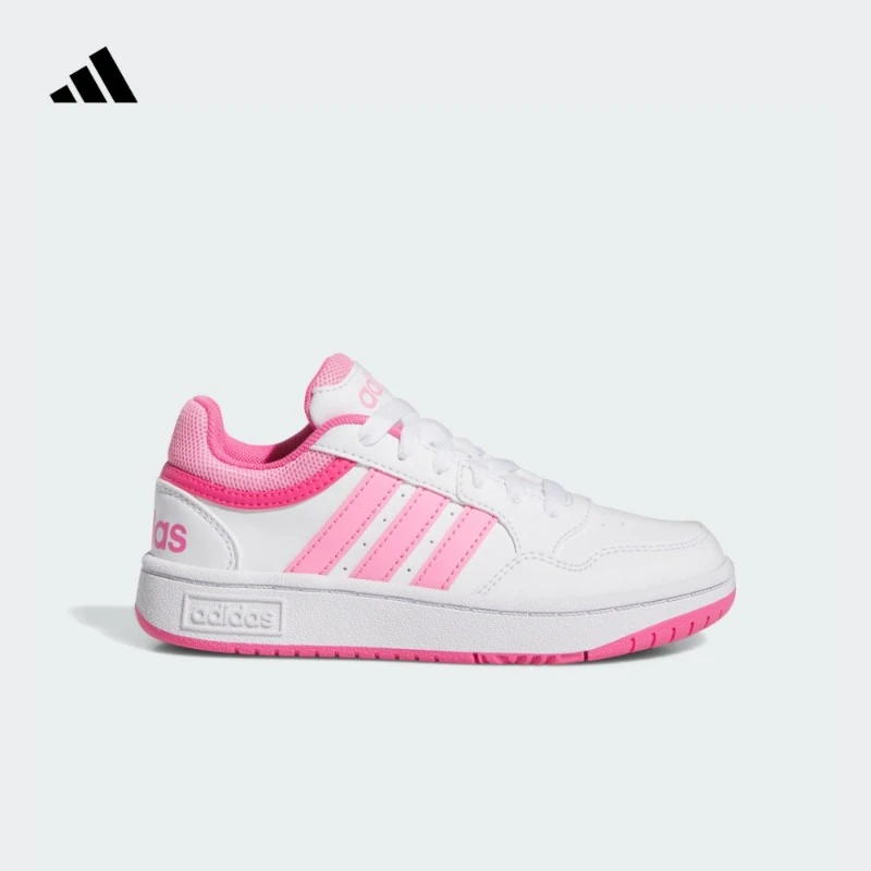 adidas阿迪达斯官方儿童鞋男女小童篮球风运动鞋HOOPS 3.0 IG3827
