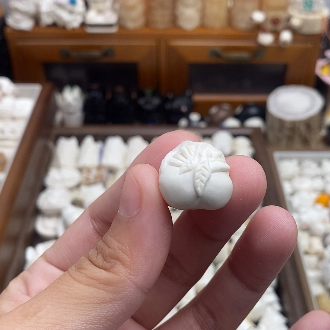 鹿骨把件c15事事如意