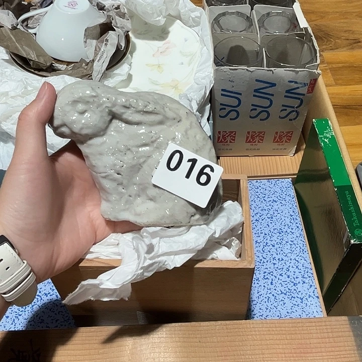 瓷片呀工艺品摆件瓷器摆件正能量