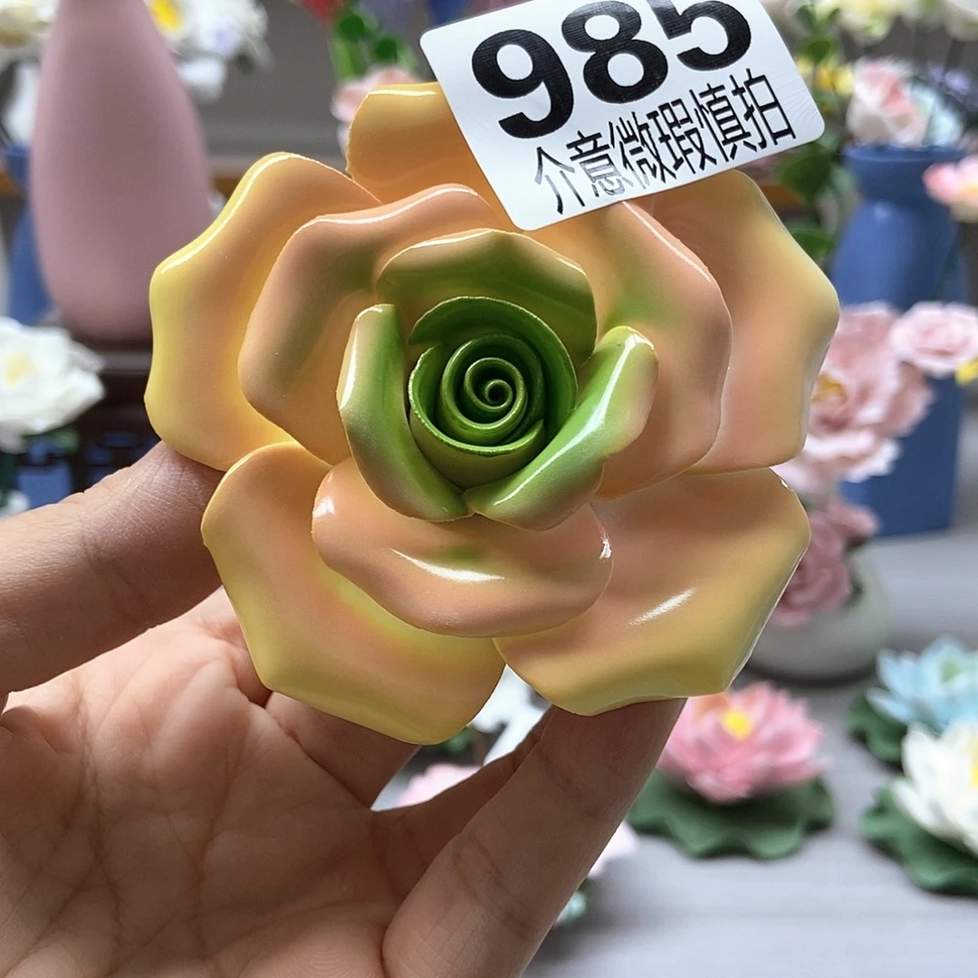 手工制作陶瓷花花花