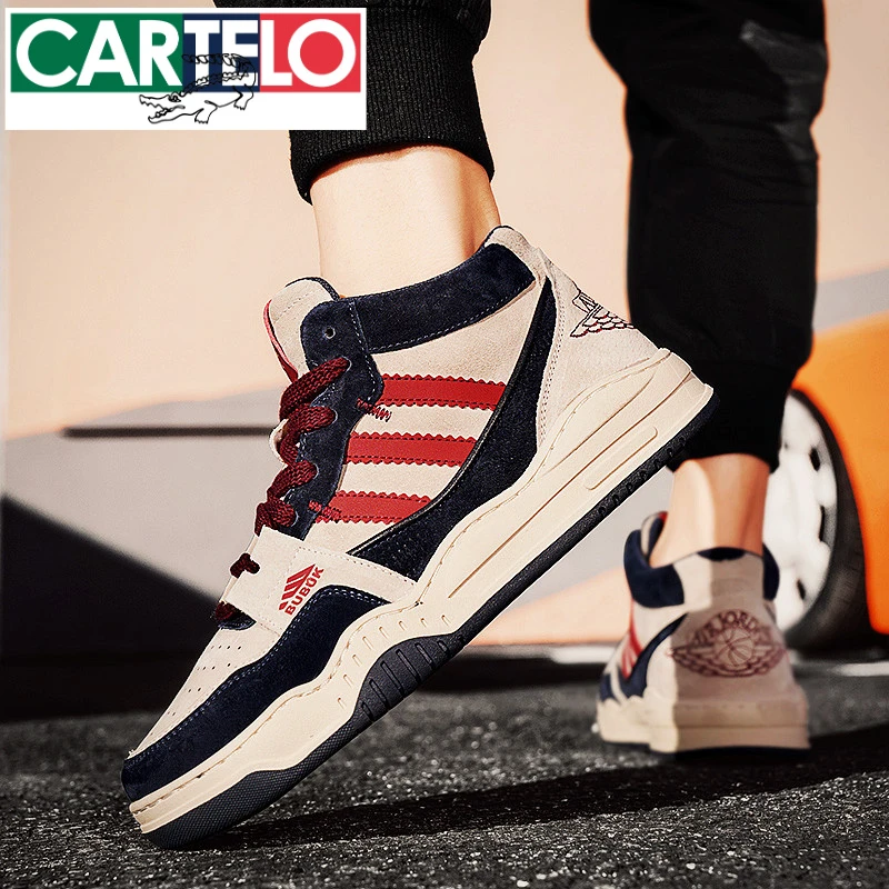 男鞋2025新款春季爆款厚底增高耐磨户外休闲运动鞋子男款高帮板鞋