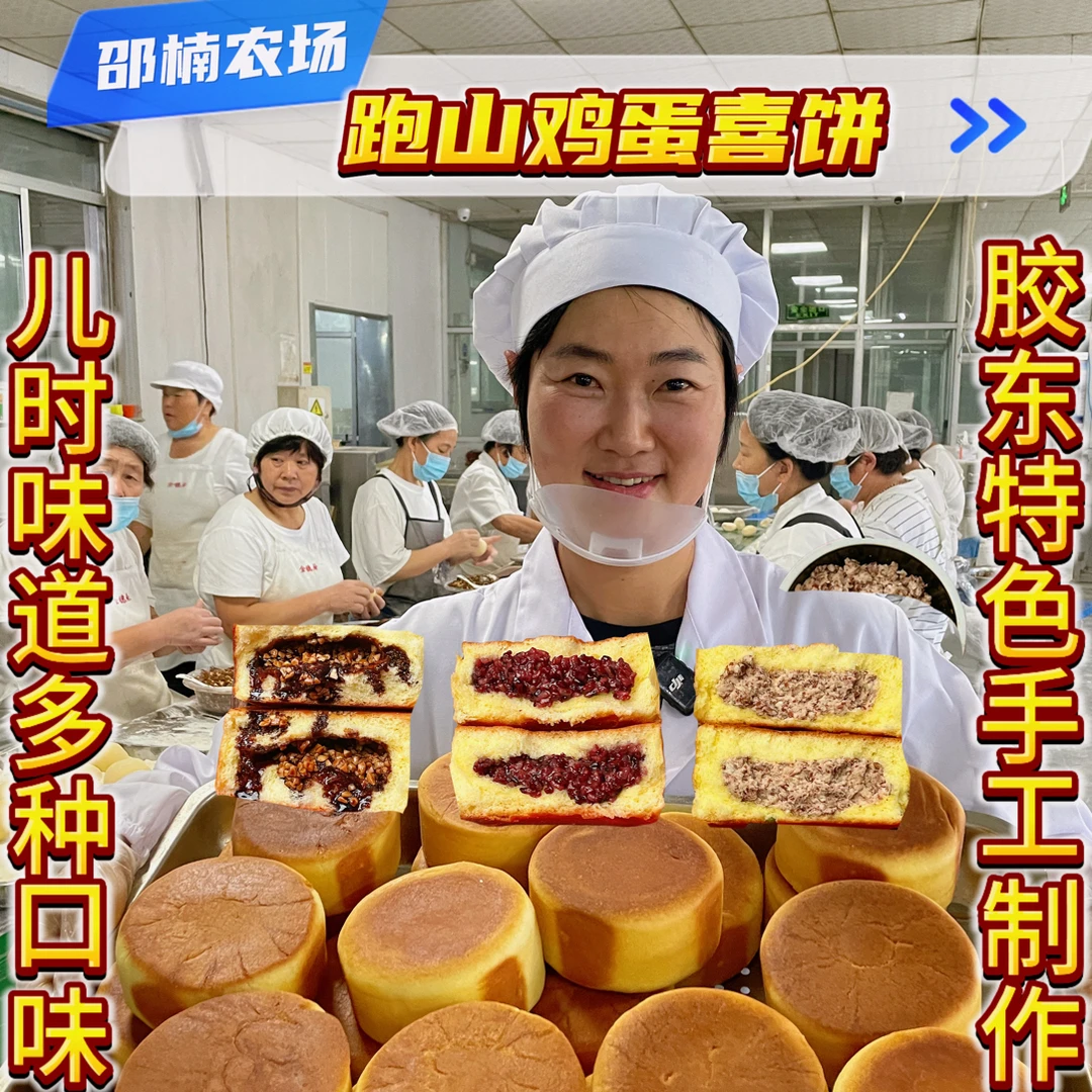 跑山鸡蛋喜饼-大块馅更足（保质期短尽快食用，顺丰包邮）