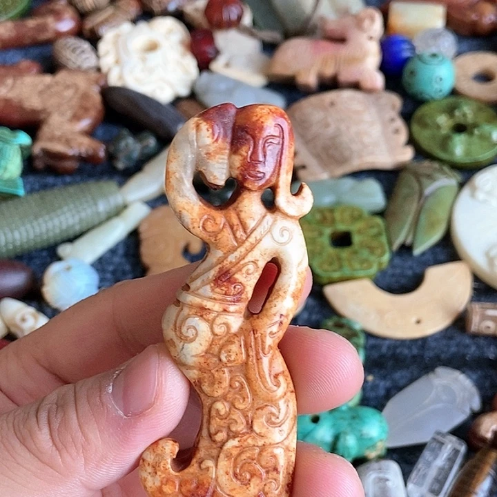 和田玉未镶嵌颈饰53