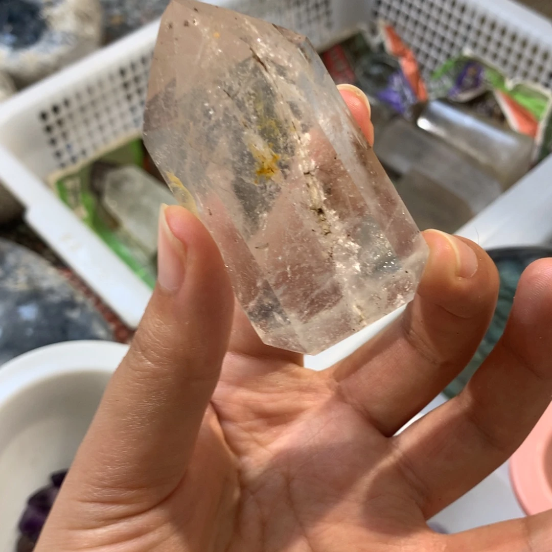 奇***多未镶嵌珠宝半成品水晶天然