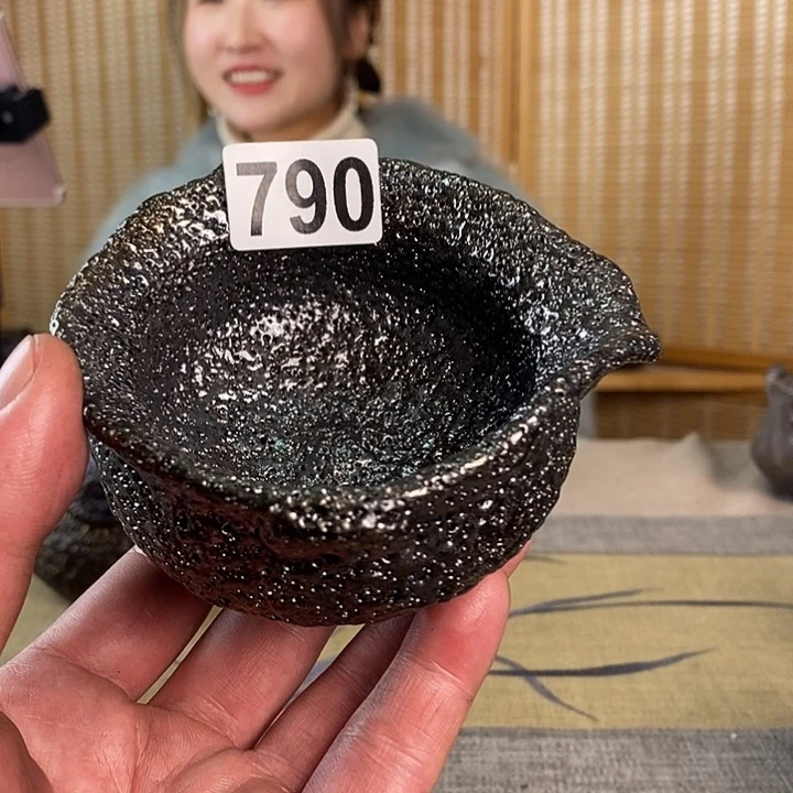 信*翁荥经黑砂馒头窑公道杯