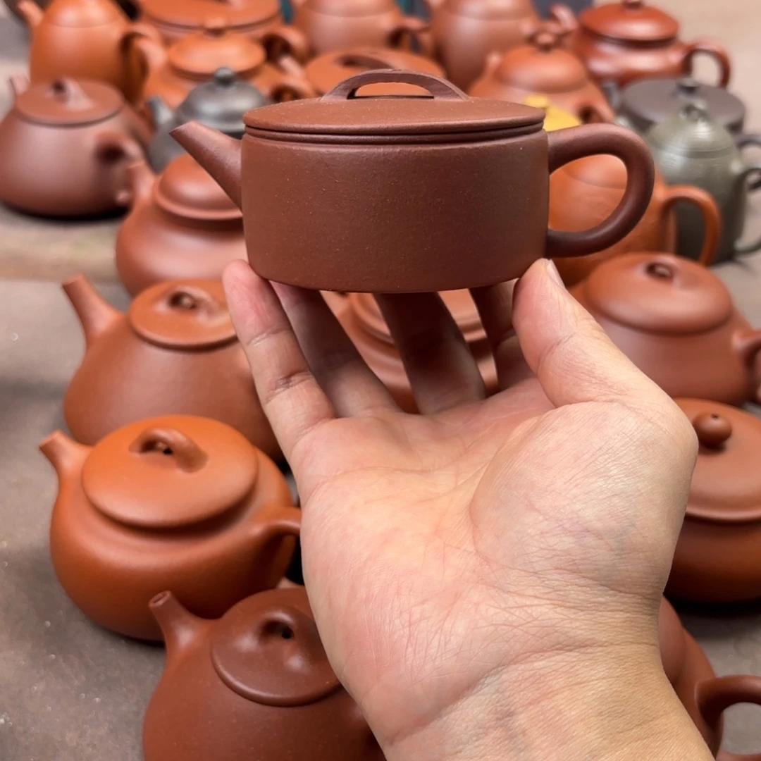茶壶紫砂半手工微瑕疵福利130cc