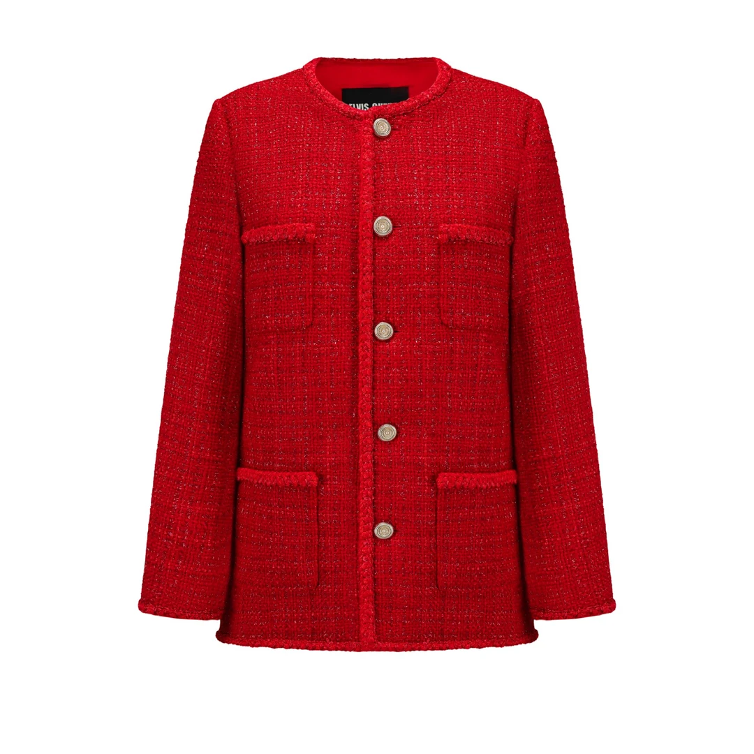 【顾文婷专属达播】蒋云26 进口小香经典外套E26SS04006/E26SS04031