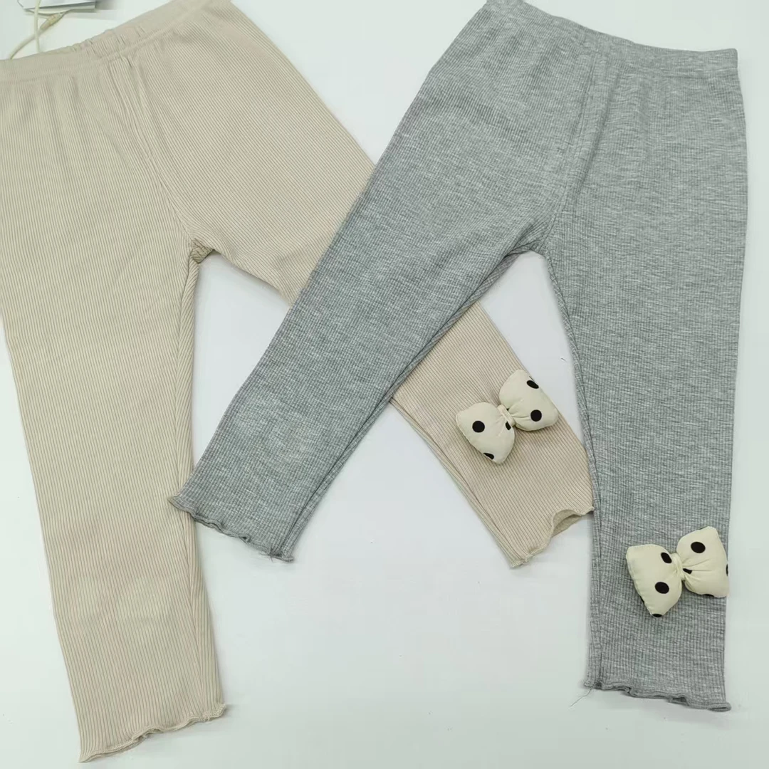 022097旺贝特小蝴蝶结打底裤