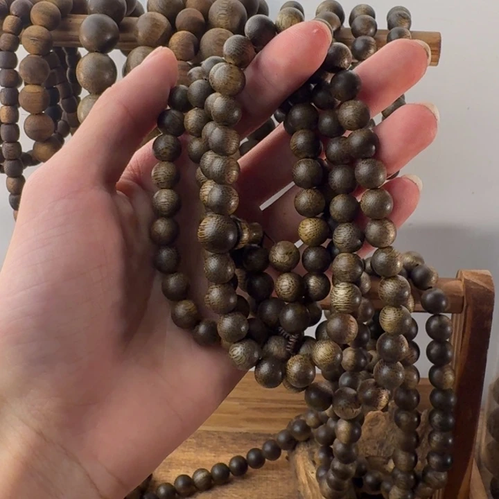 走***路沉香圆珠多圈多样发一34克8mm