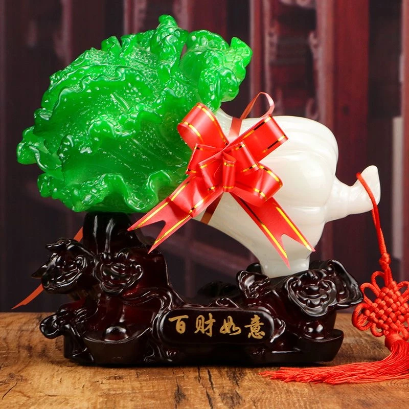 【甄选藏品】百财如意摆件