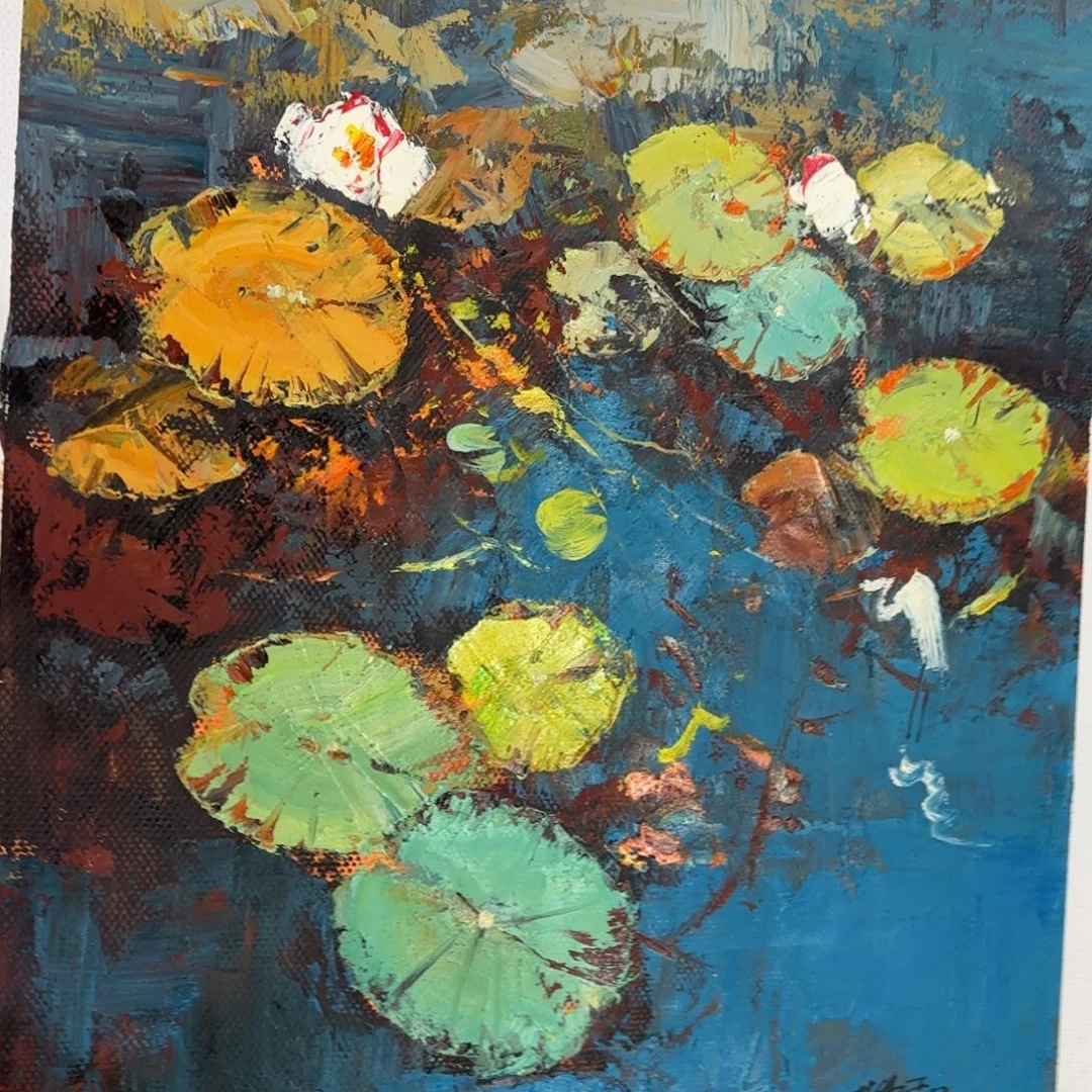 油画加油加油努力加油加油