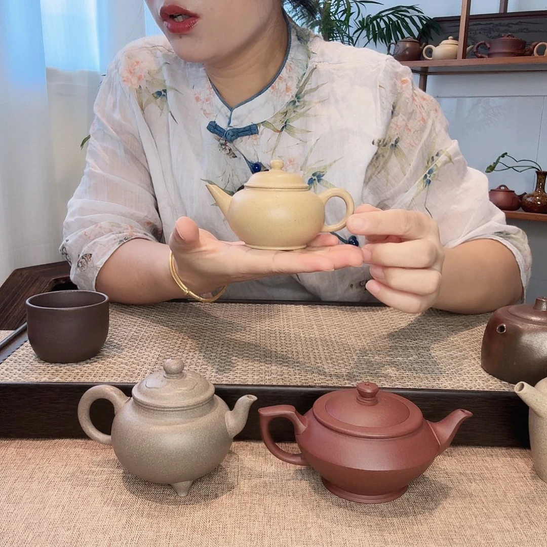 本山绿泥水平壶120cc