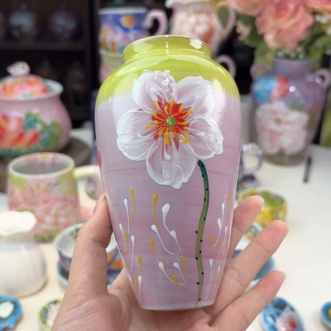 景德镇手绘高温釉下彩陶瓷茶具
