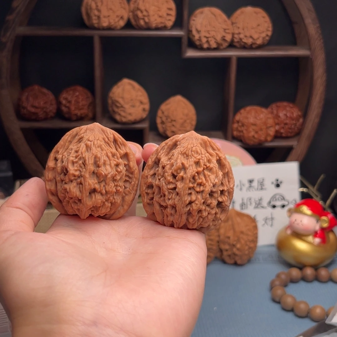 文玩核桃吊坠麦穗虎头 43-41-45 编号4016