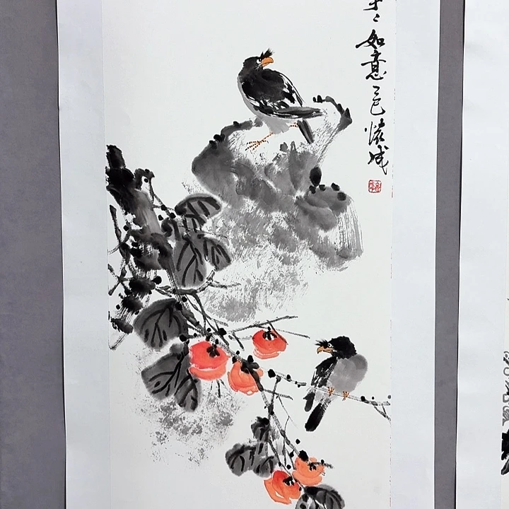 国画亲笔手绘放心去藏