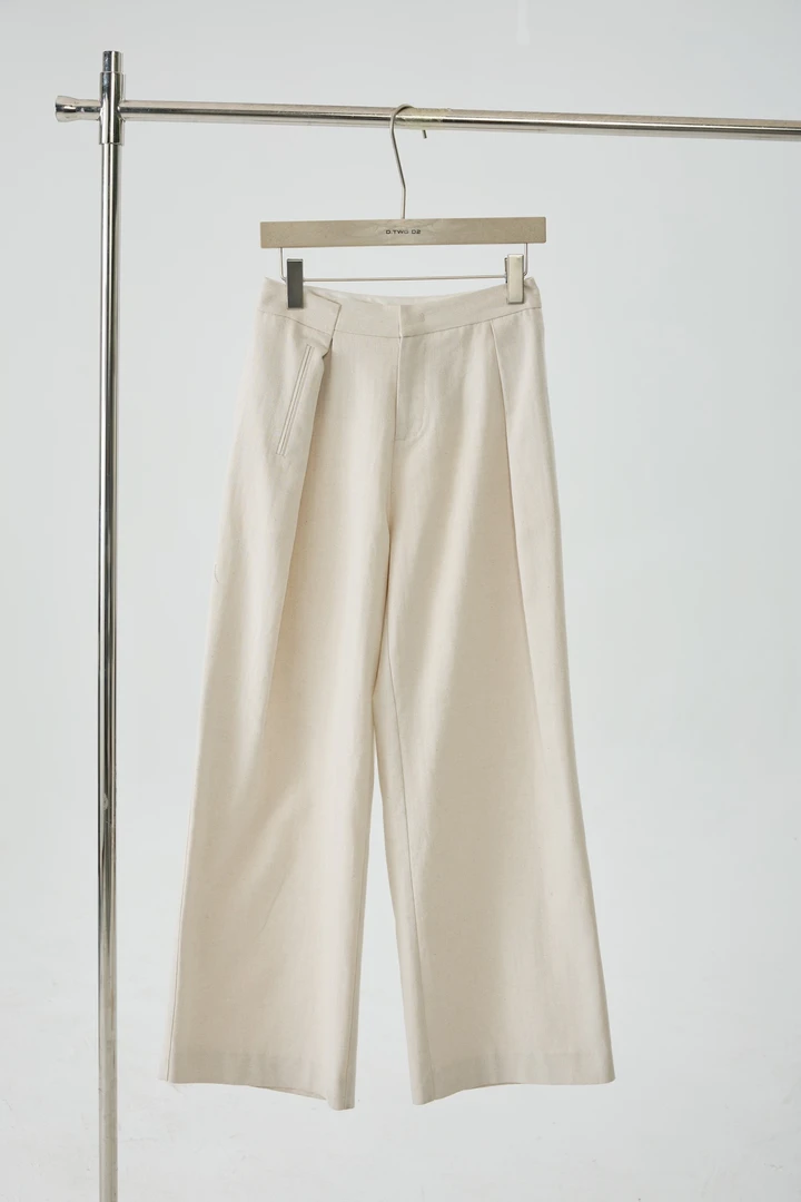 HTT小众设计感原创百搭纯色休闲裤5105156