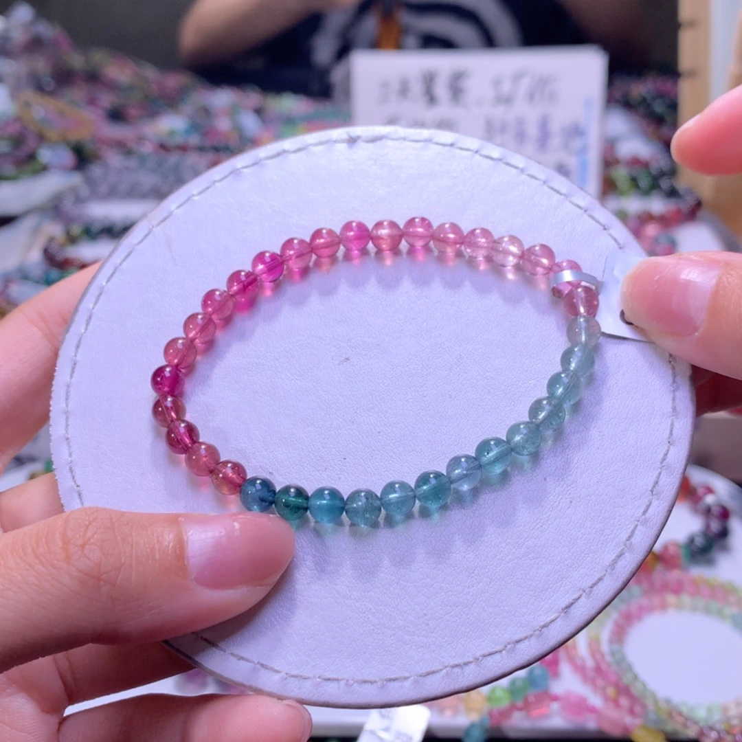 【闪购商品】未镶嵌手链碧玺5.3mm左右