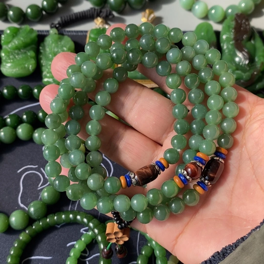 和田玉（碧玉）手串未镶嵌