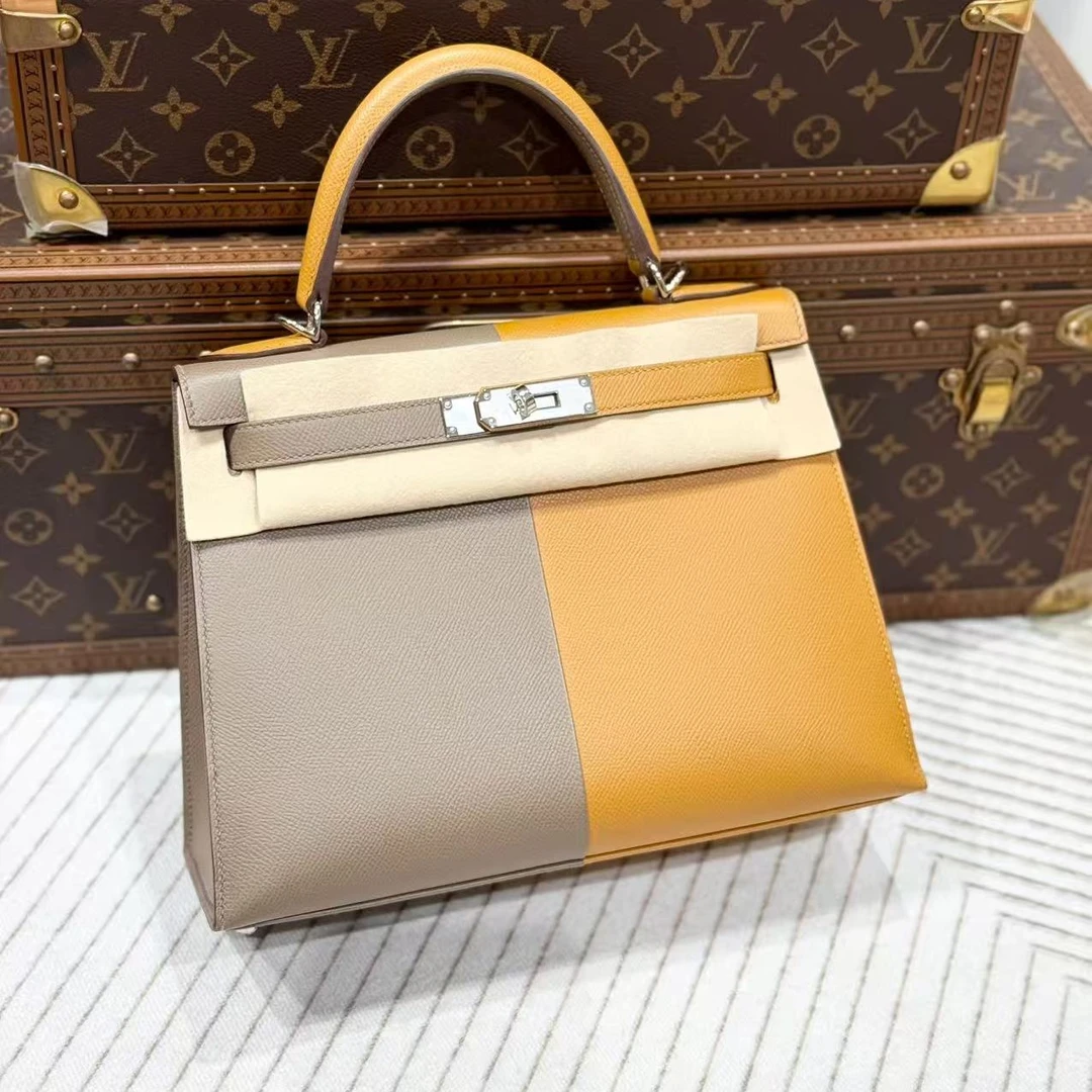 99新 Hermes/爱马仕 lina/爱马仕限量版kelly28包