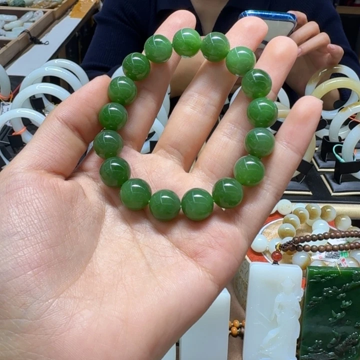 和田玉未镶嵌手链