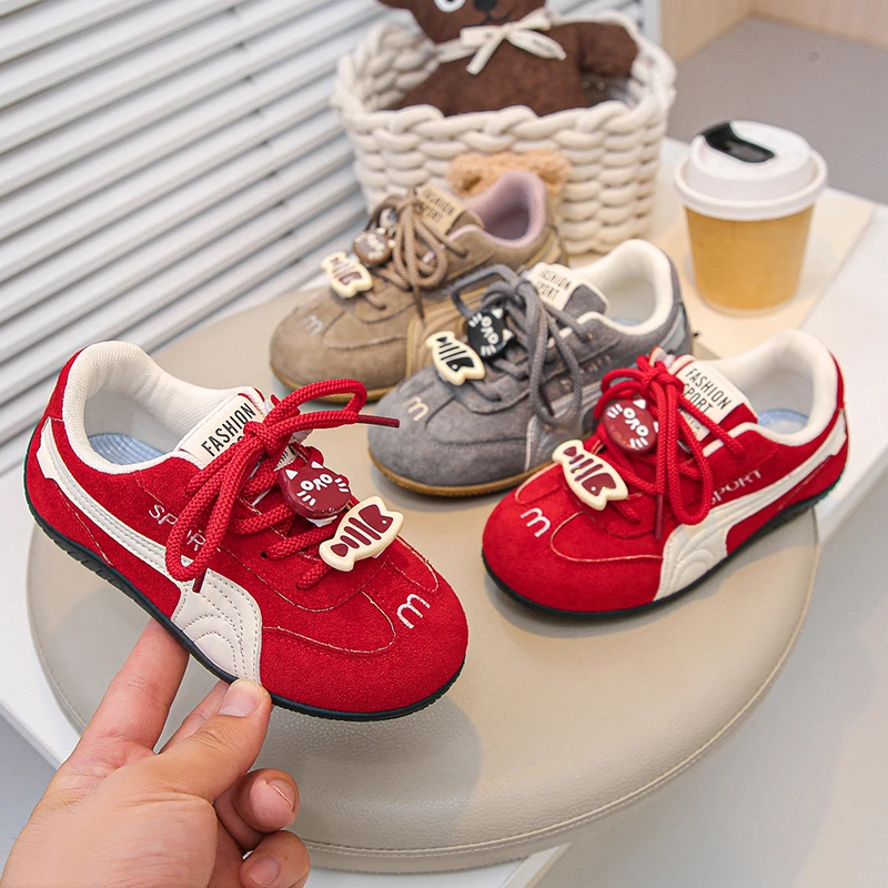 【小猫】2025春秋儿童鞋子男童阿甘鞋百搭板鞋女童软底秋季