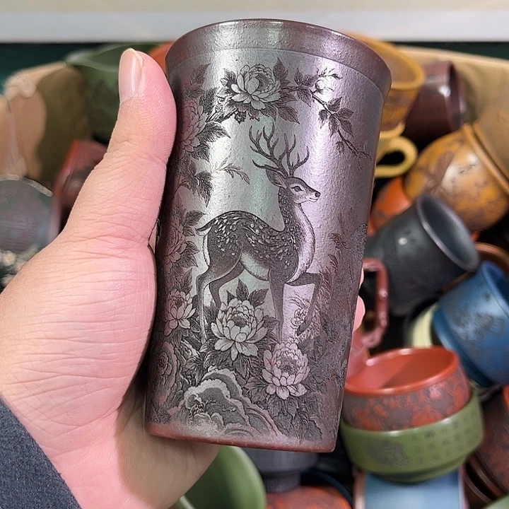 茶杯紫砂全手工紫砂主人杯