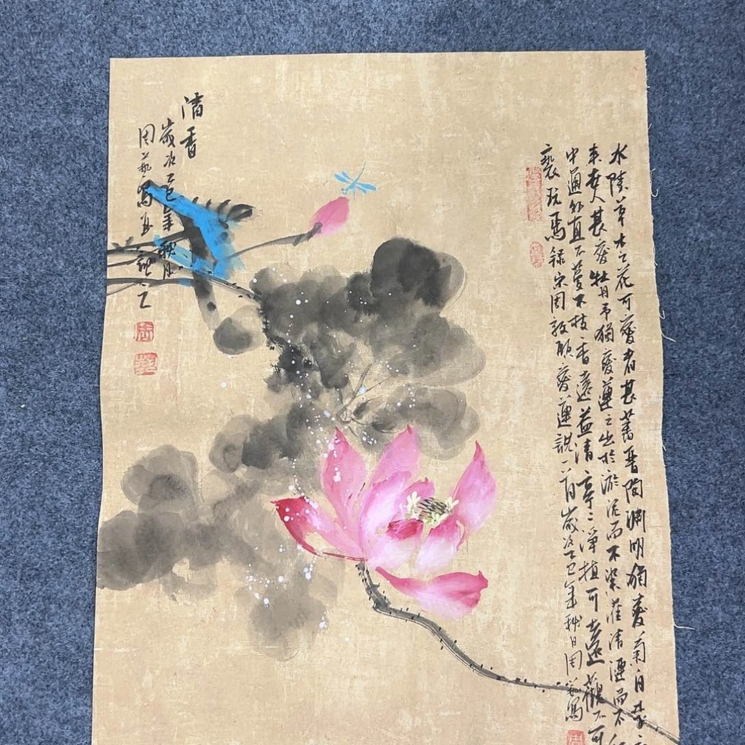 国画国画作品纯手绘作品