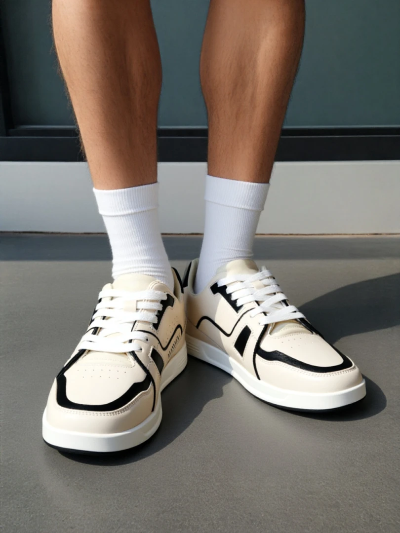 轻奢男鞋四季可穿超软休闲鞋百搭软底舒适板鞋皮鞋 2360