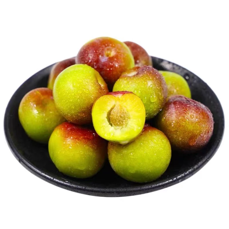 贵州半边红李子茵红李脱骨李包邮新鲜水果半边红李子一件代发