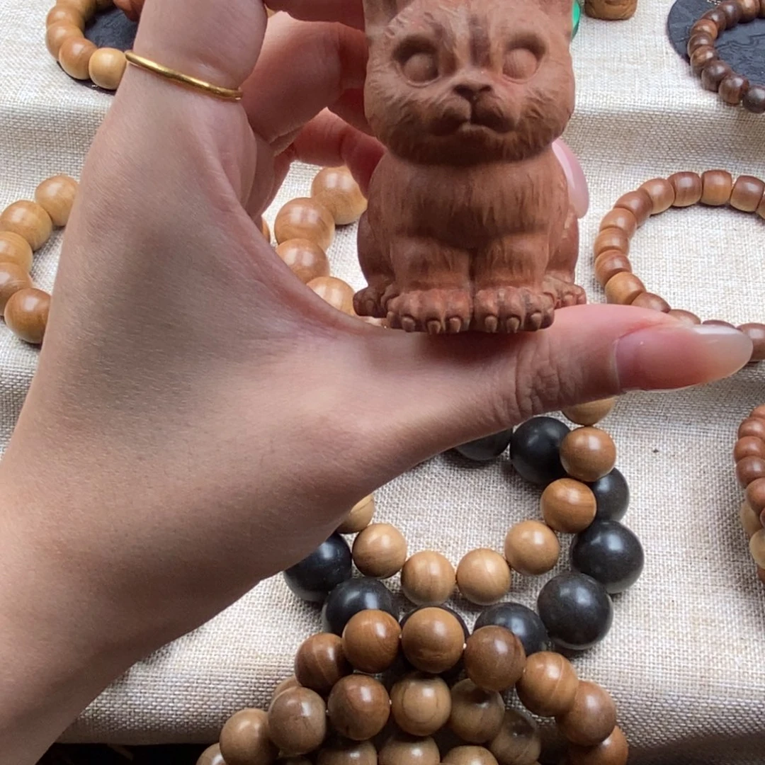手串/手链檀香木迈索尔，老山檀香，庙香，猫咪