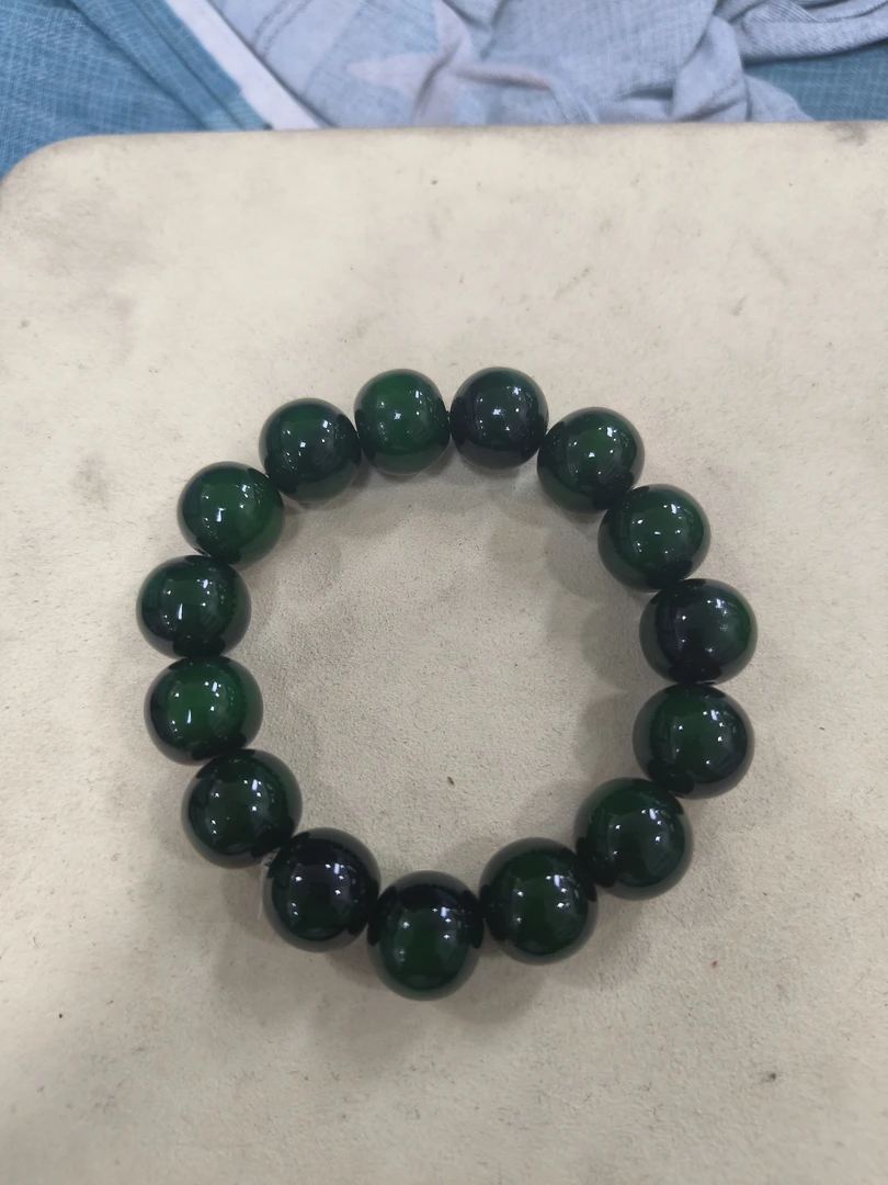 定制木珠14绿边料-4688