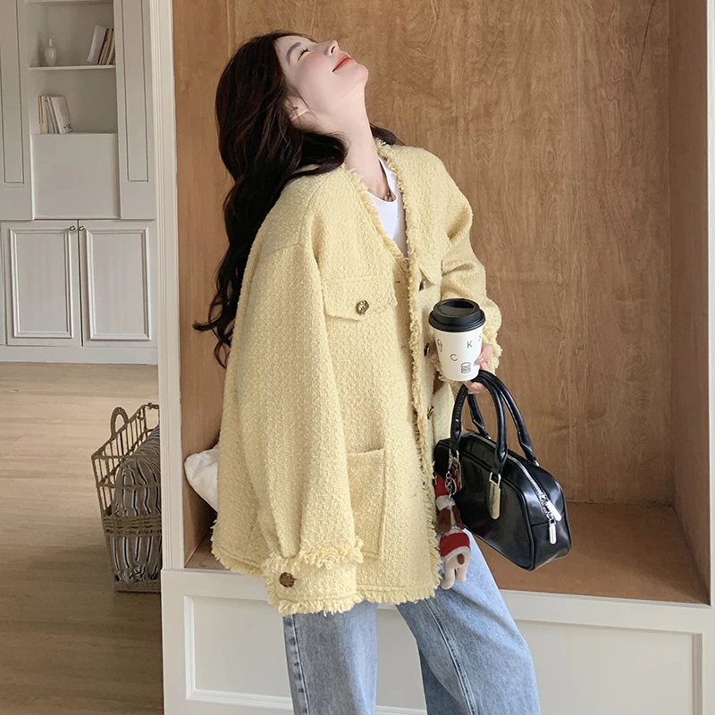 时尚今年流行法式小香风外套女春季2025新款设计感小个子气质上衣