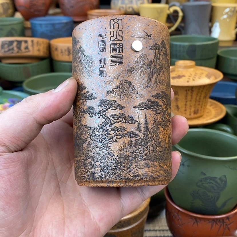 【闪购商品】紫砂杯子宜兴全手工紫砂杯