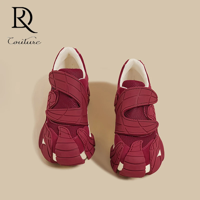 【DR轻奢正品】个性八爪老爹鞋女2025秋季新款百搭网面厚底休闲鞋