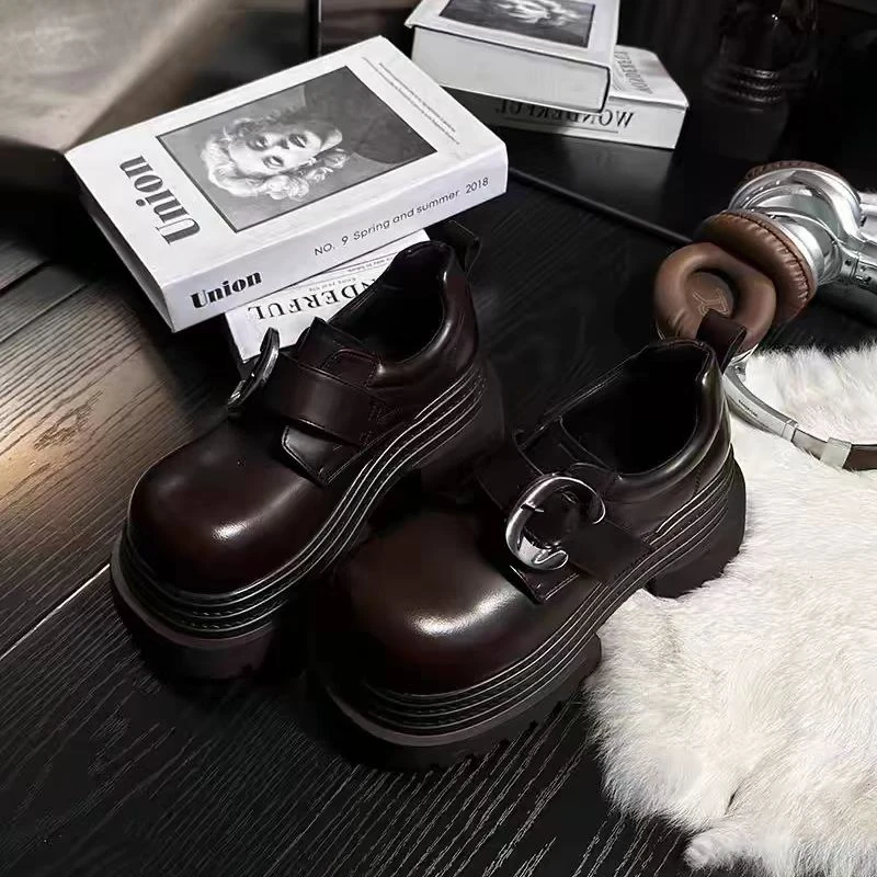 001-100专柜女鞋按主播编码下单厚底松糕乐福鞋女鞋倍