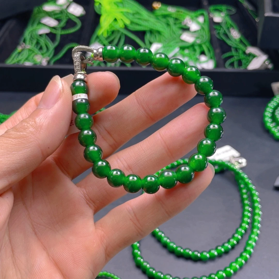 翡翠未镶嵌项链天然翡翠