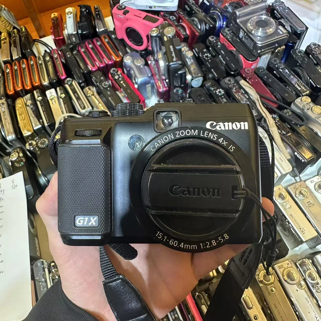 99新 Canon/佳能 佳能G1X一代 可翻转自拍 网红热门机 配件齐全